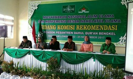 REKOMENDASI MUSYAWARAH NASIONAL ALIM ULAMA DAN KONFERENSI BESAR NAHDLATUL ULAMA NTB, 23-25 NOVEMBER 2017