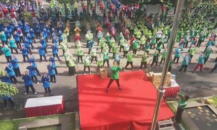 Senam Ala Guru dan Siswa Ma’arif NU