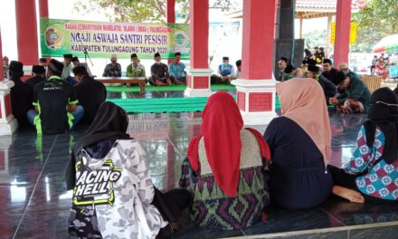 Ngaji Aswaja Santri Pesisir Bentuk Semangat BKNU Tulungagung  Menjaga NKRI