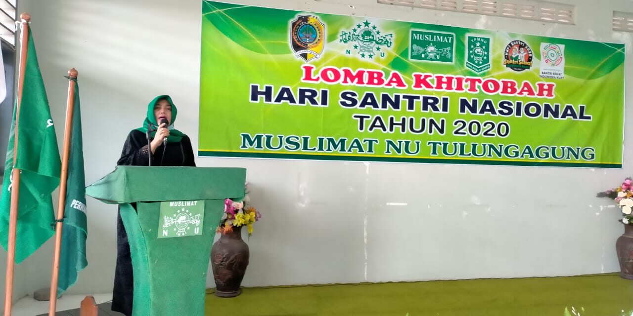Peringati Hari Santri Nasional 2020 Muslimat NU Gelar Lomba Khitobah