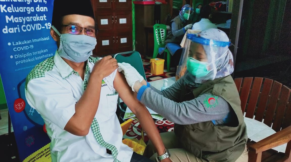 LKNU Tulungagung Laksanakan Vaksinasi Covid-19 ke Sejumlah Pengurus Lembaga dan Banom