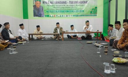 MWCNU Gondang Siap Jadi Tuan Rumah Safari Ramadhan PCNU Tulungagung