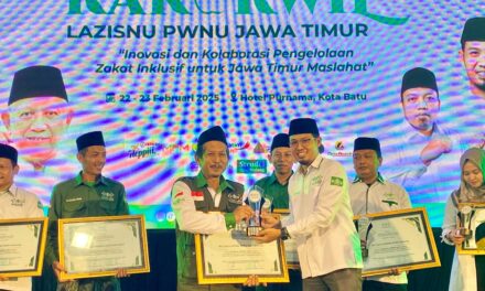 NU CARE-LAZISNU PCNU Tulungagung Raih Penghargaan Konsolidasi Laporan Keuangan ZIS Terbaik di RAKORNAS LAZISNU Jawa Timur