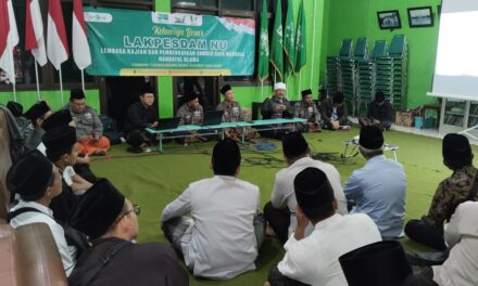 Lakpesdam NU Cabang Tulungagung Sosialisasikan Hasil Rumusan Program Kerja