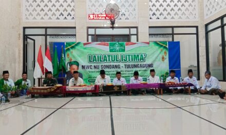 Lailatul Ijtima’ MWCNU Gondang: Merawat Tradisi, Menguatkan Sinergi Ahlussunnah wal Jamaah