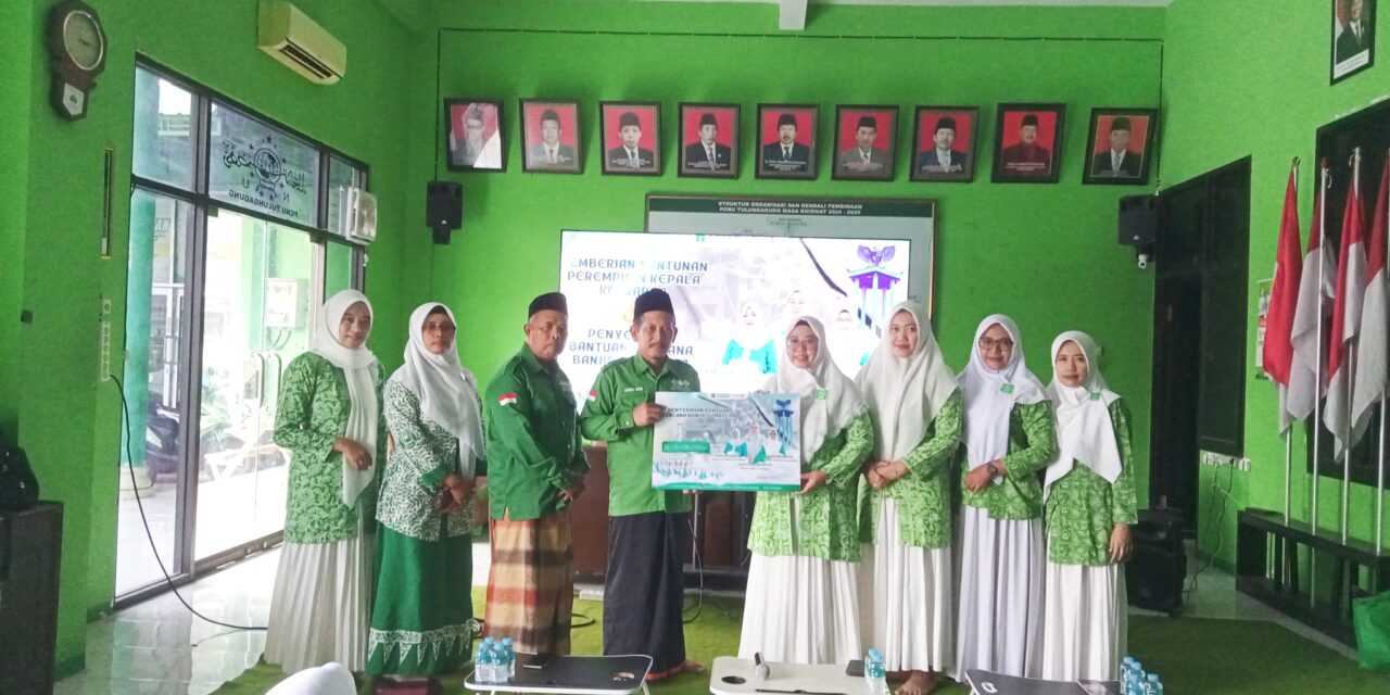 Gerakan Kemanusiaan PC Fatayat NU Tulungagung, Salurkan Santunan Perempuan Kepala Keluarga dan Donasi untuk Korban Banjir Sumatra